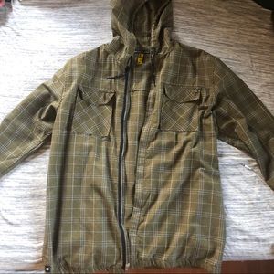 Analog light hoodie zip up size L